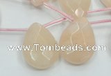 CPI16 15.5 inches 18*25mm briolette pink aventurine jade beads