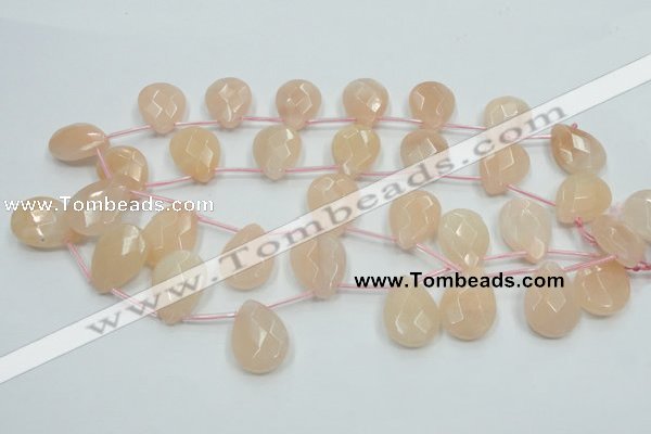 CPI16 15.5 inches 18*25mm briolette pink aventurine jade beads