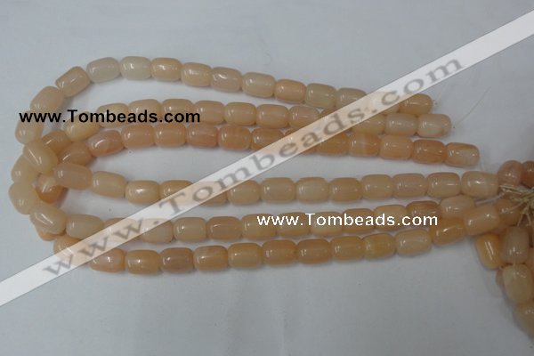 CPI160 15.5 inches 10*14mm drum pink aventurine jade beads