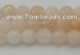 CPI210 15.5 inches 4mm faceted round pink aventurine jade beads