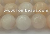 CPI214 15.5 inches 12mm faceted round pink aventurine jade beads