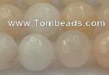 CPI215 15.5 inches 14mm faceted round pink aventurine jade beads