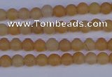 CPI300 15.5 inches 4mm round matte red aventurine beads wholesale