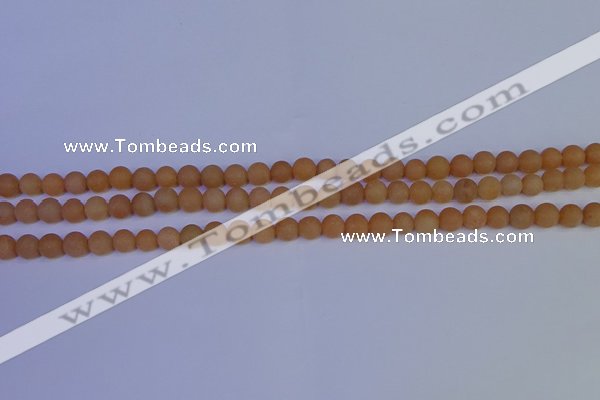 CPI301 15.5 inches 6mm round matte red aventurine beads wholesale