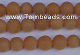 CPI302 15.5 inches 8mm round matte red aventurine beads wholesale