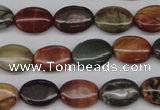 CPJ401 15 inches 10*14mm oval picasso jasper gemstone beads