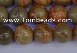 CPJ464 15.5 inches 12mm round African picture jasper beads