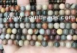 CPJ481 15.5 inches 6mm round polychrome jasper beads wholesale