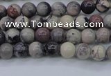 CPJ600 15.5 inches 4mm round purple striped jasper beads wholesale