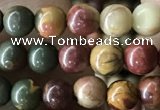 CPJ633 15.5 inches 4mm round picasso jasper beads wholesale