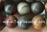 CPJ634 15.5 inches 6mm round picasso jasper beads wholesale