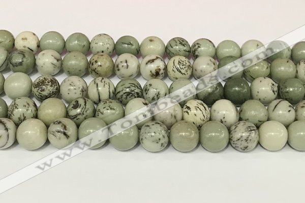 CPJ703 15.5 inches 10mm round greeting pine jasper beads