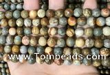 CPJ708 15.5 inches 8mm round rocky butte picture jasper beads