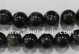 CPM03 15.5 inches 10mm round plum blossom jade beads wholesale