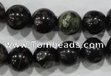 CPM04 15.5 inches 12mm round plum blossom jade beads wholesale