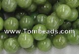 CPO04 15.5 inches 12mm round olivine gemstone beads wholesale