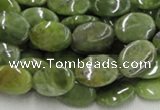 CPO12 15.5 inches 10*14mm oval olivine gemstone beads wholesale