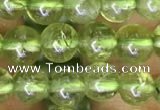 CPO130 15.5 inches 5mm round natural peridot beads wholesale