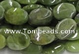 CPO14 15.5 inches 13*18mm oval olivine gemstone beads wholesale