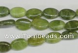 CPO33 15.5 inches 8*12mm oval olivine gemstone beads wholesale