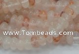 CPQ14 15.5 inches 5*8mm rondelle natural pink quartz beads