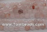 CPQ201 15.5 inches 4mm faceted round natural pink quartz beads