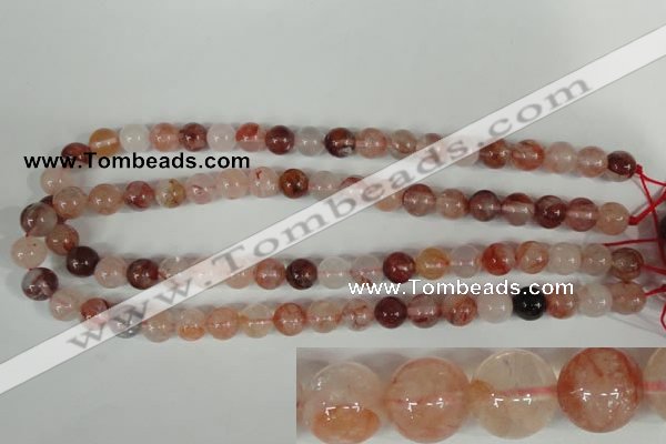 CPQ30 15.5 inches 10mm round natural pink quartz beads wholesale