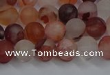 CPQ301 15.5 inches 6mm round matte pink quartz beads wholesale