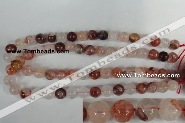 CPQ31 15.5 inches 12mm round natural pink quartz beads wholesale