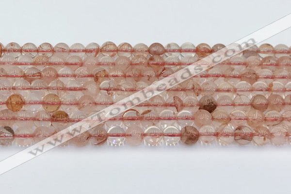 CPQ330 15.5 inches 6mm round pink quartz beads wholesale