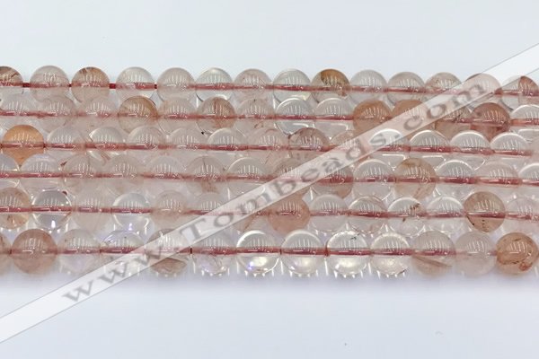 CPQ331 15.5 inches 8mm round pink quartz beads wholesale