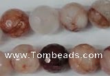 CPQ68 15.5 inches 16mm faceted round natural pink quartz beads