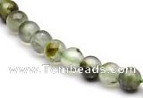 CPR01 AB grade 6mm round natural prehnite stone beads Wholesale