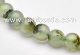 CPR02 AB grade 8mm round natural prehnite stone beads Wholesale