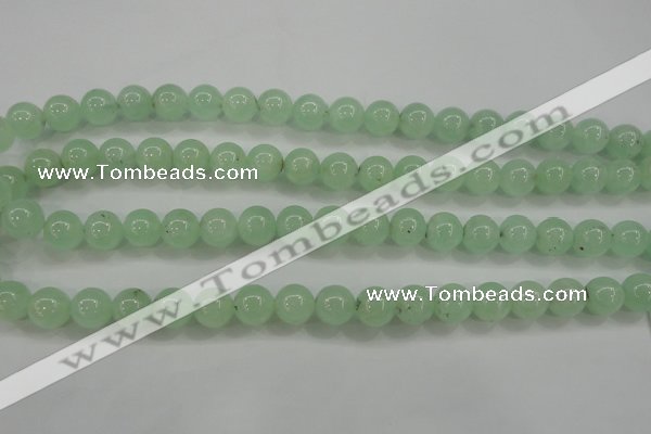 CPR302 15.5 inches 8mm round natural prehnite beads wholesale