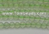 CPR321 15.5 inches 4mm round natural prehnite gemstone beads