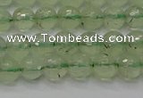 CPR333 15.5 inches 6mm faceted round natural prehnite beads