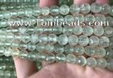 CPR362 15.5 inches 8mm faceted round prehnite gemstone beads