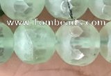 CPR367 15.5 inches 10mm faceted round prehnite gemstone beads