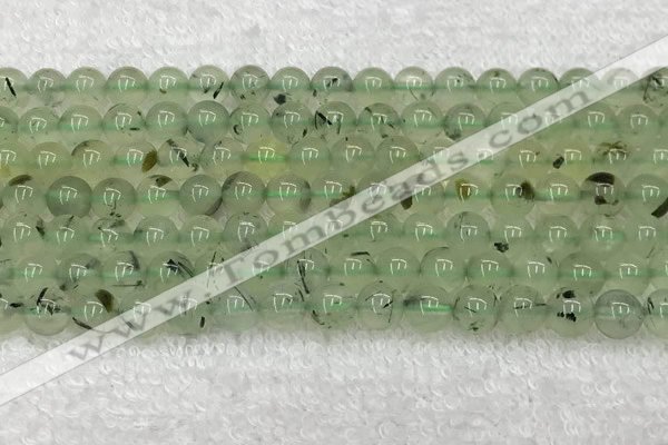 CPR395 15.5 inches 6mm round prehnite gemstone beads