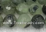 CPR406 15.5 inches 8mm faceted round prehnite beads wholesale