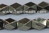 CPY610 15.5 inches 10*15mm nuggets pyrite gemstone beads