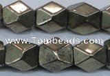 CPY611 15.5 inches 13*16mm nuggets pyrite gemstone beads