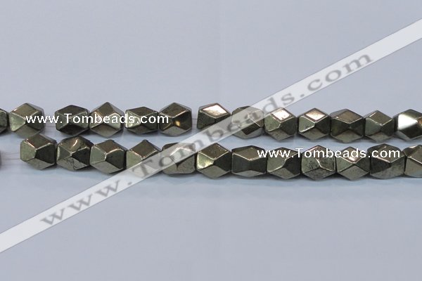 CPY611 15.5 inches 13*16mm nuggets pyrite gemstone beads