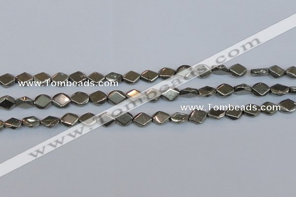 CPY652 15.5 inches 8*10mm pyrite gemstone beads wholesale