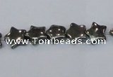 CPY657 15.5 inches 10*10mm star pyrite gemstone beads