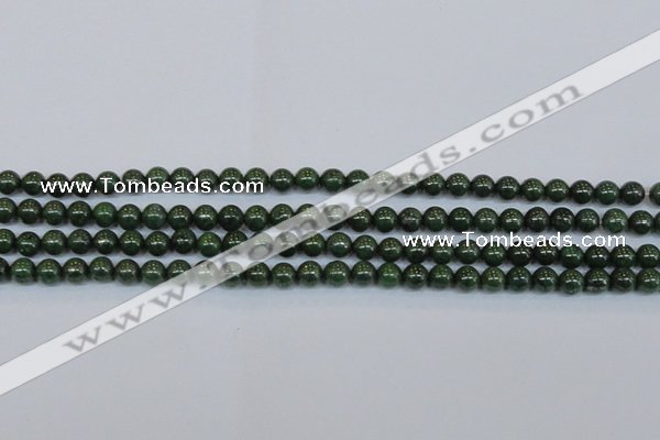 CPY761 15.5 inches 6mm round pyrite gemstone beads wholesale