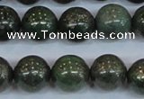 CPY765 15.5 inches 14mm round pyrite gemstone beads wholesale