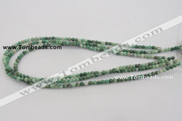 CQJ01 15.5 inches 4mm round Qinghai jade beads wholesale