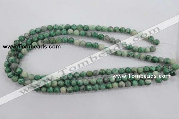 CQJ02 15.5 inches 6mm round Qinghai jade beads wholesale